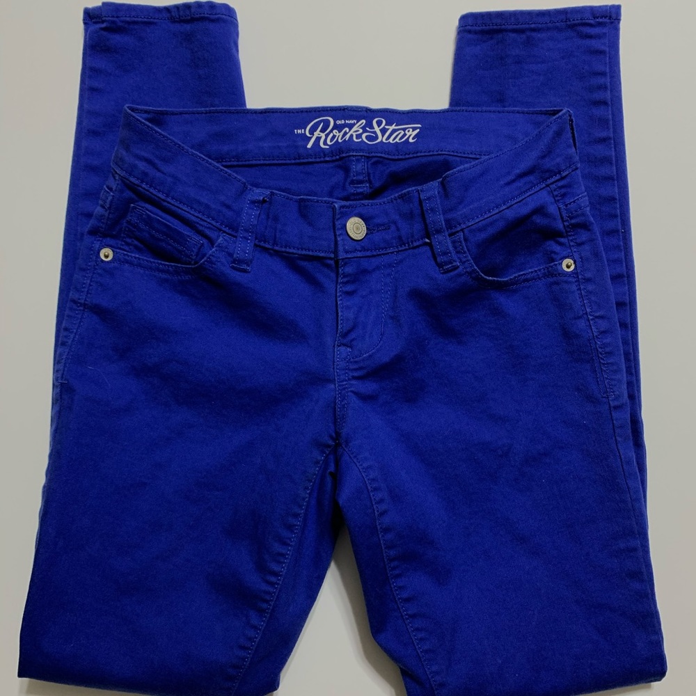 Beautiful Royal Blue Mid-rise skinny jeans